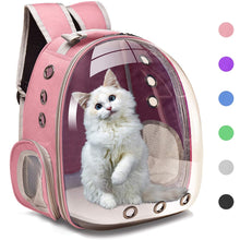 Load image into Gallery viewer, Cat Carrier Bags Breathable Pet Carriers Dog Cat Backpack Travel Space Capsule Cage Pet Transport Bag Carrying For Cats
